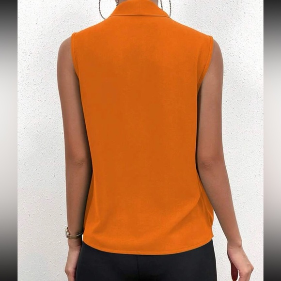 Luxe wrap hem surplice blouse - Picture 5 of 16